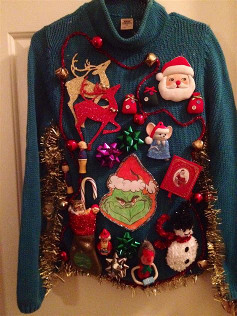 pinterest ugly christmas sweater|ugly christmas sweater diy ideas.